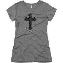 Ladies Slim Fit Super Soft Triblend Tee