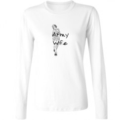 Ladies Relaxed Fit Basic Long Sleeve Tee