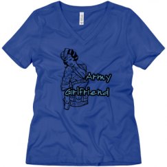 Ladies Relaxed Fit V-Neck Tee