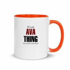 11oz Ceramic Mug with Color Inside