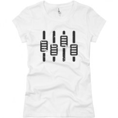 Ladies Slim Fit Basic Promo Jersey Tee