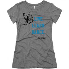 Ladies Slim Fit Super Soft Triblend Tee