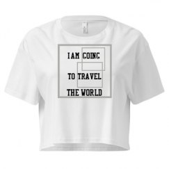 Ladies Festival Cali Crop Top Tee