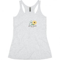 Ladies Slim Fit Super Soft Racerback Triblend Tank