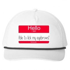 Snapback Five-Panel Rope Hat