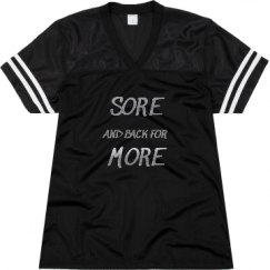 Ladies Relaxed Fit Mesh Football Jersey