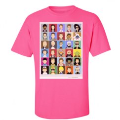 Unisex Ultra Cotton Safety Neon Crewneck Tee