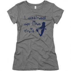 Ladies Slim Fit Super Soft Triblend Tee