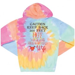 Unisex Tie-Dye Fleece Hoodie