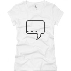 Ladies Slim Fit Basic Promo Jersey Tee