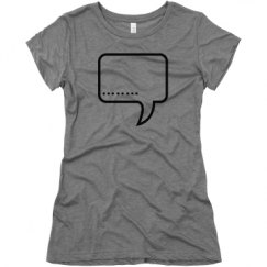Ladies Slim Fit Super Soft Triblend Tee