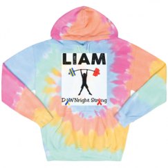 Unisex Tie-Dye Fleece Hoodie