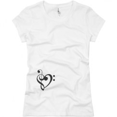 Ladies Slim Fit Basic Promo Jersey Tee