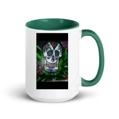 15oz Ceramic Mug with Color Inside