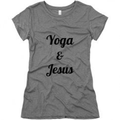 Ladies Slim Fit Super Soft Triblend Tee