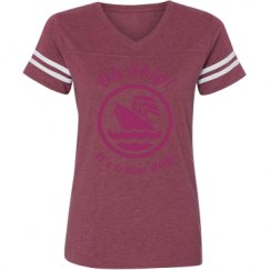 Ladies Relaxed Fit Vintage Sports Tee