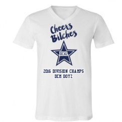 Unisex V-Neck Jersey Tee