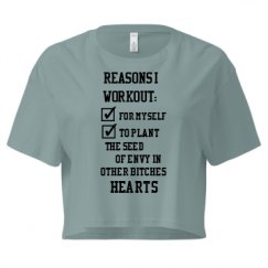 Ladies Festival Cali Crop Top Tee