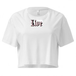 Ladies Festival Cali Crop Top Tee