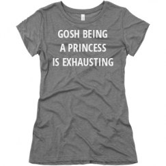 Ladies Slim Fit Super Soft Triblend Tee