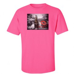 Unisex Ultra Cotton Safety Neon Crewneck Tee