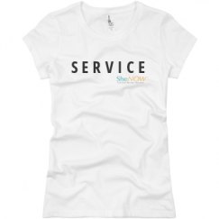 Ladies Slim Fit Basic Promo Jersey Tee