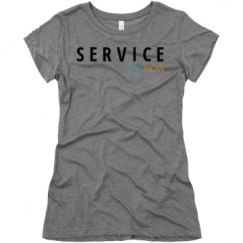 Ladies Slim Fit Super Soft Triblend Tee