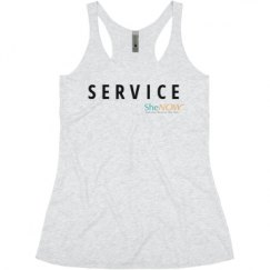 Ladies Slim Fit Super Soft Racerback Triblend Tank