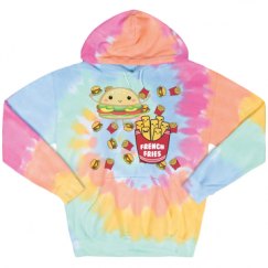 Unisex Tie-Dye Fleece Hoodie