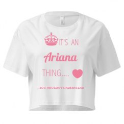 Ladies Festival Cali Crop Top Tee