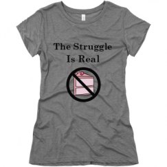 Ladies Slim Fit Super Soft Triblend Tee