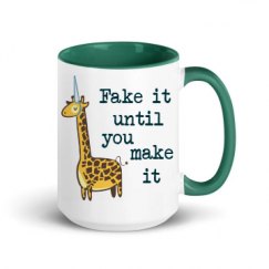 15oz Ceramic Mug with Color Inside