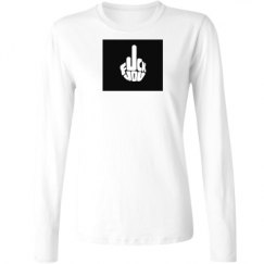 Ladies Relaxed Fit Basic Long Sleeve Tee