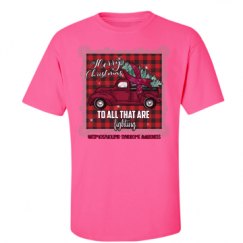 Unisex Ultra Cotton Safety Neon Crewneck Tee