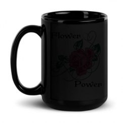 15oz Black Glossy Mug