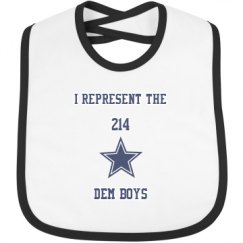 Infant Contrast Trim Bib