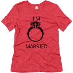 Ladies Relaxed Fit Super Soft Triblend Tee