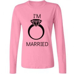 Ladies Relaxed Fit Basic Long Sleeve Tee