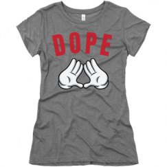 Ladies Slim Fit Super Soft Triblend Tee