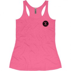 Ladies Slim Fit Super Soft Racerback Triblend Tank