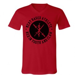 Unisex V-Neck Jersey Tee