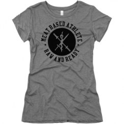 Ladies Slim Fit Super Soft Triblend Tee