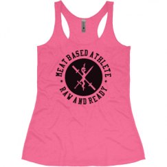 Ladies Slim Fit Super Soft Racerback Triblend Tank