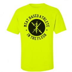 Unisex Ultra Cotton Safety Neon Crewneck Tee