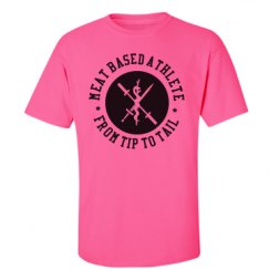 Unisex Ultra Cotton Safety Neon Crewneck Tee