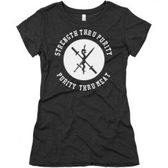 Ladies Slim Fit Super Soft Triblend Tee