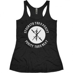 Ladies Slim Fit Super Soft Racerback Triblend Tank