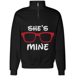 Unisex Cadet Collar Sweatshirt