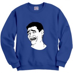 Unisex Film and Foil Crewneck Sweatshirt