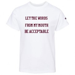 Youth Champion Short Sleeve Tagless Tee